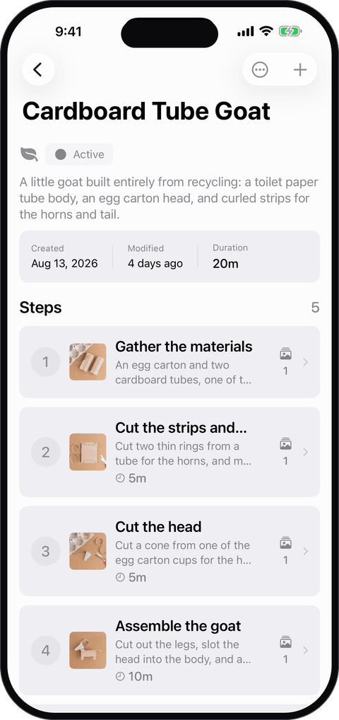 Show & Tell — Project detail